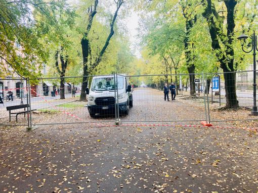 Viale Garibaldi, ecco il cantiere Viale Garibaldi, ecco il cantiere