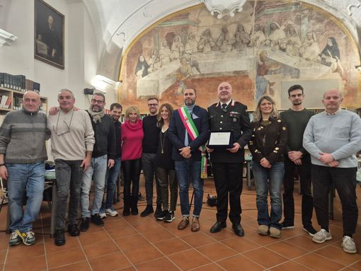 Trino, cittadinanza onoraria al luogotenente Farina