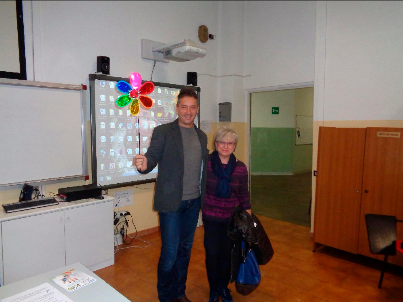 Pier Luigi Pensotti e la presidente Paola Bernascone Cappi