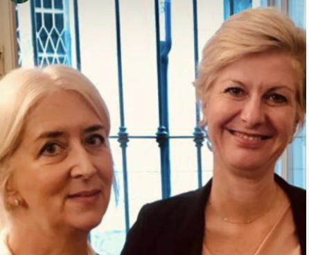 Tini Brunozzi e la senatrice Silvia Fregolent