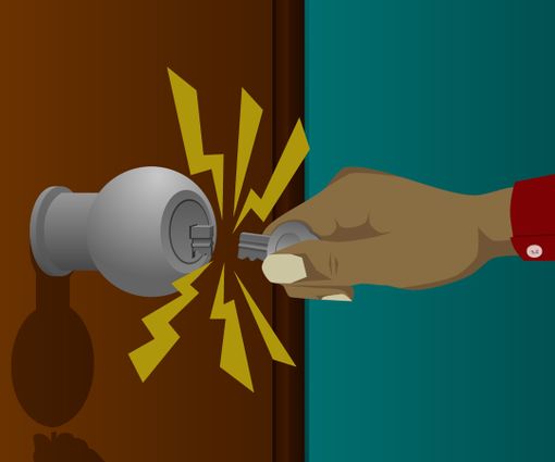 Che cosa fare se la chiave è rimasta incastrata nella serratura