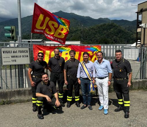 «Dal 2023 aspettiamo l'autoscala: il territorio va tutelato». Unione Montana al fianco dei Vigili del Fuoco
