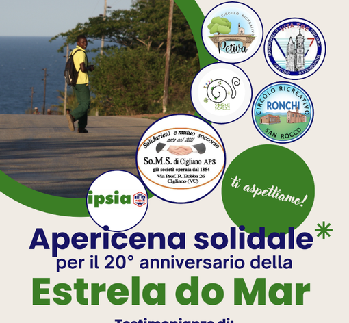 Cigliano, apericena solidale a favore della scuola professionale Estrela do mar di Inhassoro in Mozambico Cigliano, apericena solidale a favore della scuola professionale Estrela do mar di Inhassoro in Mozambico