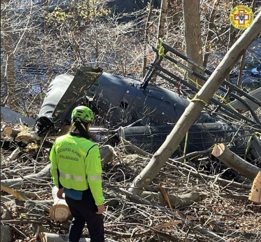 Elicottero precipitato a Piedicavallo, pilota al Cto di Torino Elicottero precipitato a Piedicavallo, pilota al Cto di Torino