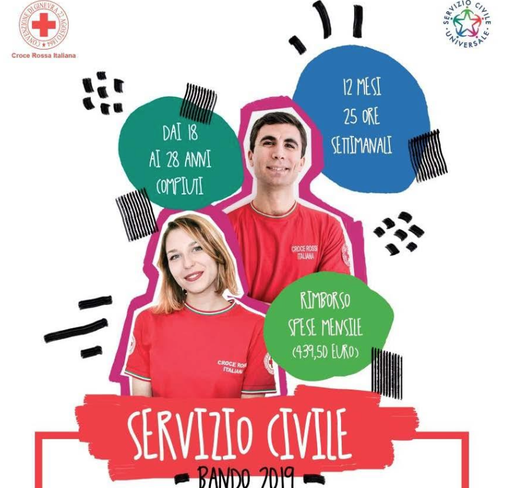 Servizio civile alla Croce Rossa: opportunità per 8 giovani