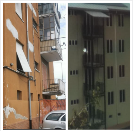 L'attuale situazione delle palazzine e l'aspetto che assumeranno dopo i lavori L'attuale situazione delle palazzine e l'aspetto che assumeranno dopo i lavori