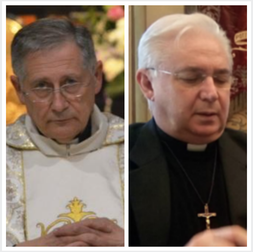 Da sin. monsignor Allolio e padre Villa Da sin. monsignor Allolio e padre Villa