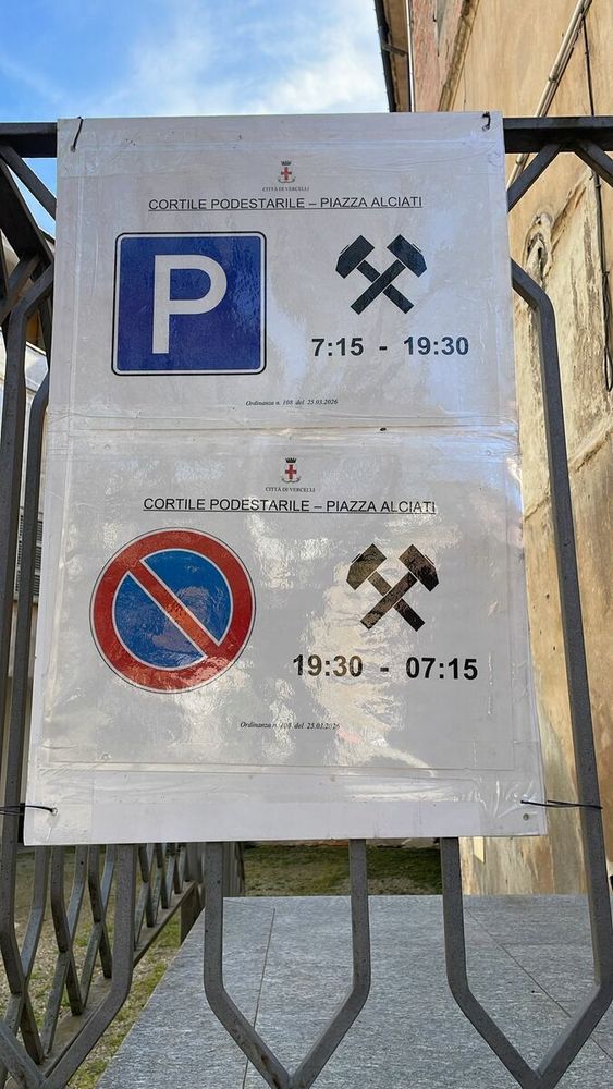 Riapre il parcheggio del Cortile comunale Riapre il parcheggio del Cortile comunale