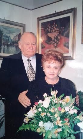 Ferruccio Bertolone con la moglie Laura