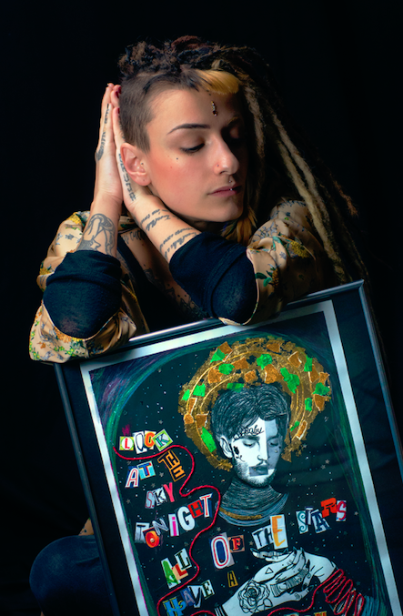 Greta Molinari e alcune sue opere