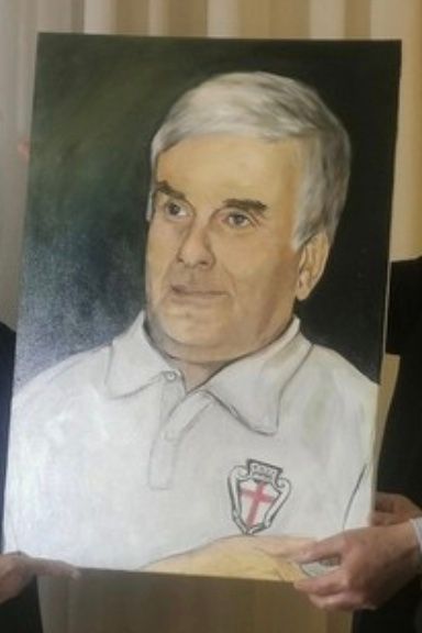 Il ritratto di Felix Lombardi donato dai Veterani alla famiglia