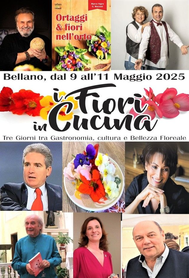 A Bellano (LC) dal 9 all’11 maggio i fiori saranno protagonisti anche in tavola