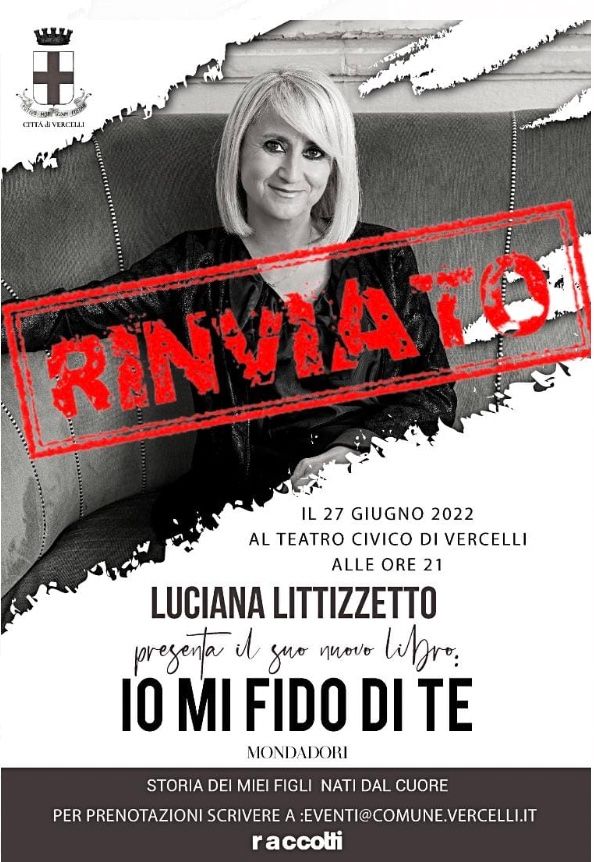 Littizzetto a Vercelli: racconterà la sua storia di mamma adottiva