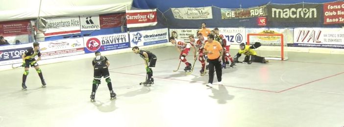 Una fase della partita tratta dal live streaming di FISRTV