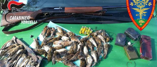 Stagione venatoria: sei denunce e sanzioni nei confronti 26 cacciatori