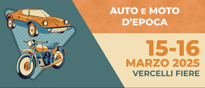 Appuntamento per gli appassionati di auto e moto d’epoca al Centro Fiere di Caresanablot Appuntamento per gli appassionati di auto e moto d’epoca al Centro Fiere di Caresanablot