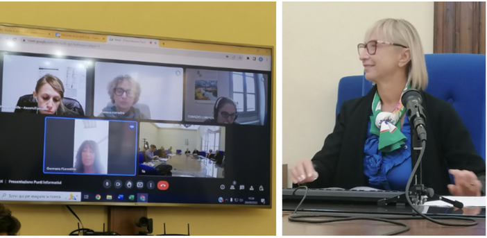 Il collegamento streaming durante la conferenza indetta dalla Bassignana