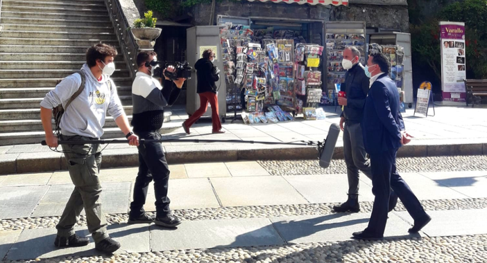 Le riprese effettuate a Varallo dalla Rai