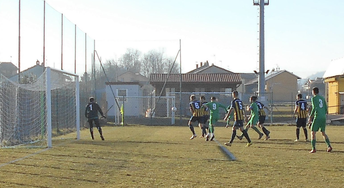 Un'azione del Cigliano, con la casacca verde Un'azione del Cigliano, con la casacca verde