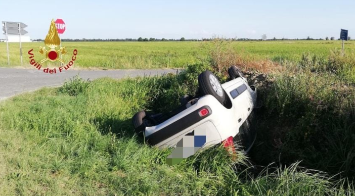 Schianto a Formigliana: interviene l'elisoccorso - foto
