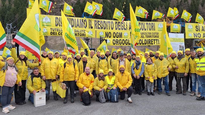 Coldiretti Vercelli e Biella alla manifestazione contro il falso made in Italy