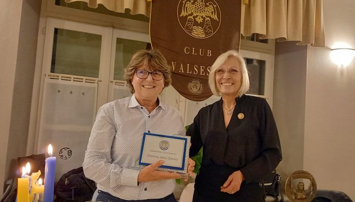Soroptimist Valsesia: il premio "Donna dell'anno" a Mara Colombo