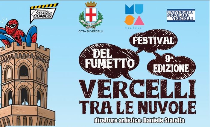 Torna "Vercelli tra le nuvole": in piazza Cavour è l'ora dei fumetti Torna "Vercelli tra le nuvole": in piazza Cavour è l'ora dei fumetti