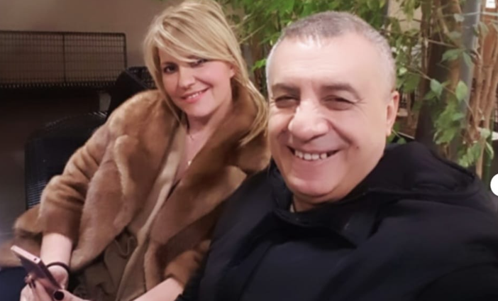 Franco Barillà con la compagna Bea