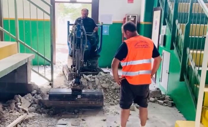 Pala Pregnolato, lavori in corso - I VIDEO