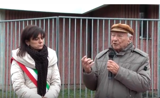 Piero Angela con il sindaco Maura Forte