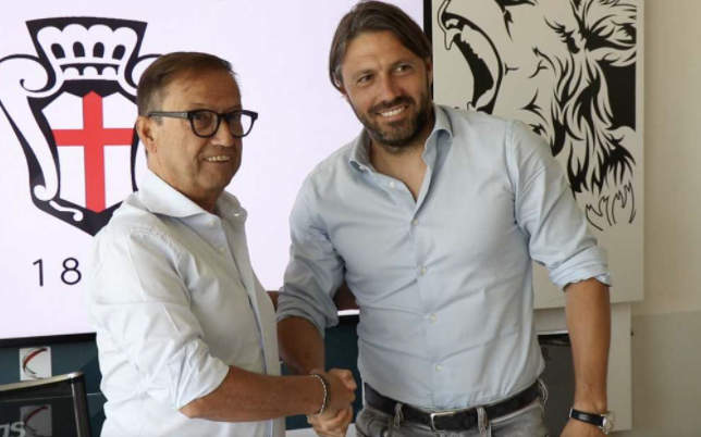 Andrea Dossena con il presidente Pinciroli