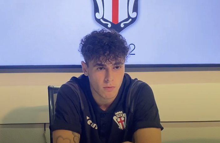 Francesco Dell'Aquila, autore del gol partita Francesco Dell'Aquila, autore del gol partita