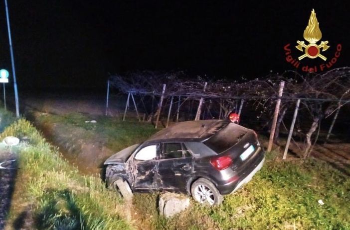 Incidente all'alba: un ferito