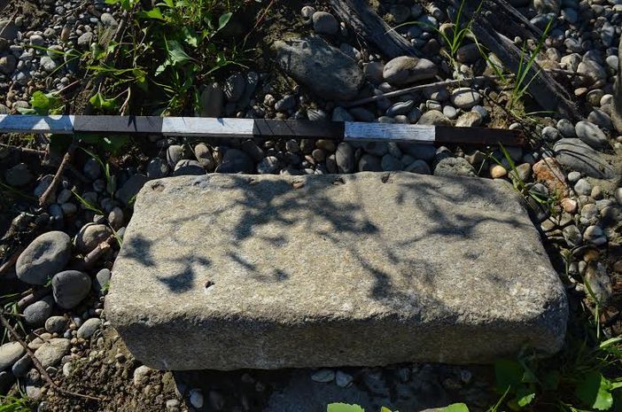 Blocchi di pietra di rivestimento del ponte