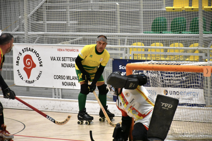 Un momento di Amatori-Roller Lodi (foto Cantarella) Un momento di Amatori-Roller Lodi (foto Cantarella)