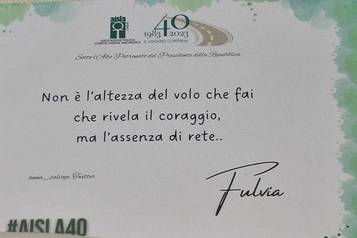 Malattie rare, Aisla, tante istituzioni per i 40 anni dell’Associazione vicina alle persone con Sla