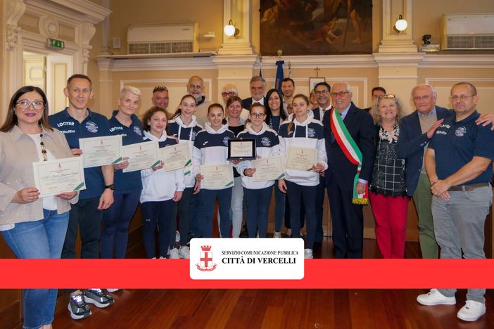Il grazie della città alle campionesse d'Italia della Libertas ginnastica Il grazie della città alle campionesse d'Italia della Libertas ginnastica