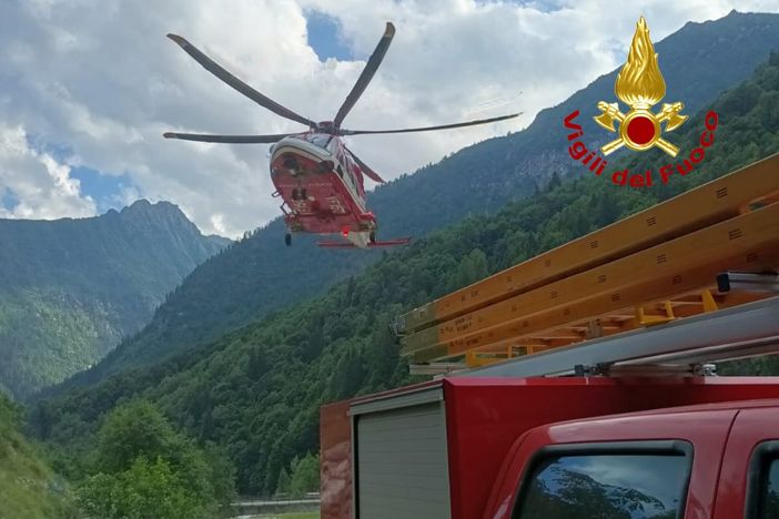 Escursionisti in difficoltà, intervengono i Vigili del Fuoco Escursionisti in difficoltà, intervengono i Vigili del Fuoco
