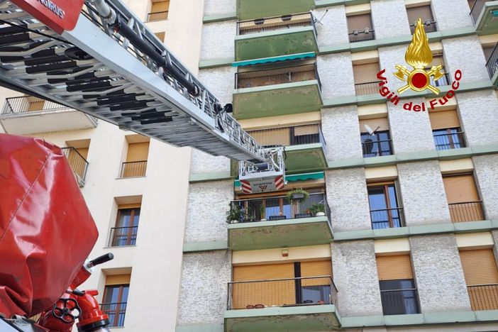 Fuga di gas in via Marsala Fuga di gas in via Marsala