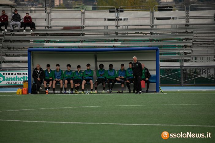 La panchina della Dufour Varallo durante l'incontro di domenica La panchina della Dufour Varallo durante l'incontro di domenica