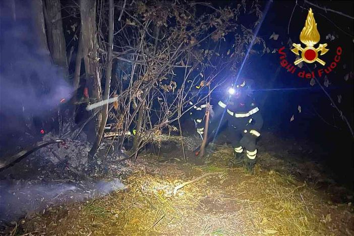 Incendio all'Alpe Maddalene (sopra Postua) Incendio all'Alpe Maddalene (sopra Postua)