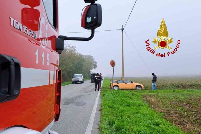 Livorno Ferraris: incidente ai Gerbidi, due persone coinvolte Livorno Ferraris: incidente ai Gerbidi, due persone coinvolte