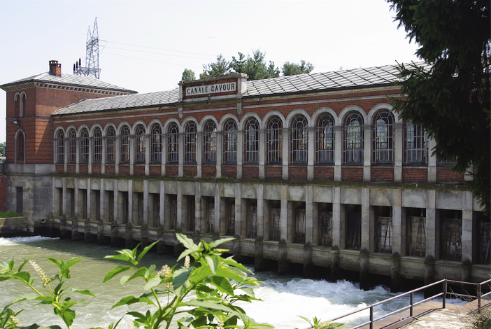 La presa del Canale Cavour