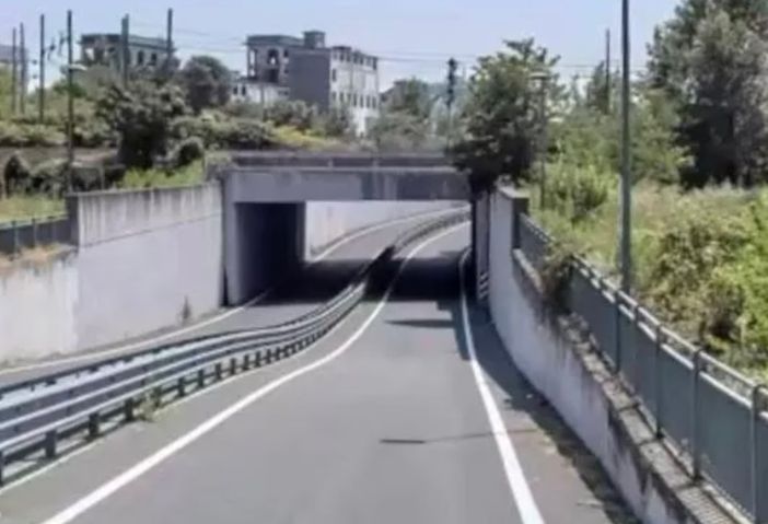 Lavori all'illuminazione chiusura notturna parziale del sottopasso