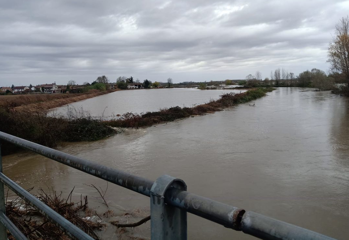 La situazione della roggia Marcova a Motta de'Conti