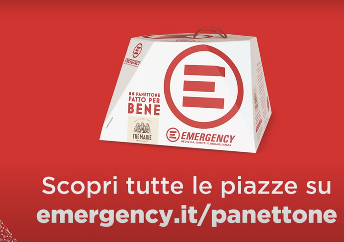 Il Panettone di Emergency, in Piazza Cavour sabato 9 e domenica 10 dicembre Il Panettone di Emergency, in Piazza Cavour sabato 9 e domenica 10 dicembre
