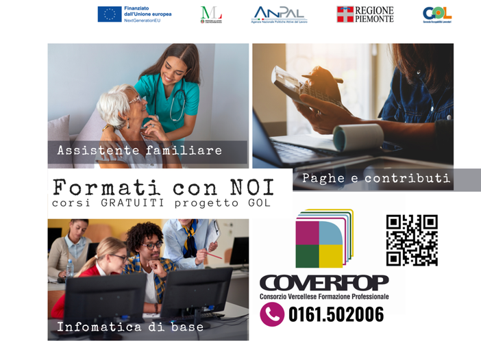 Coverfop: partono i primi corsi gratuiti del progetto G.O.L 2024