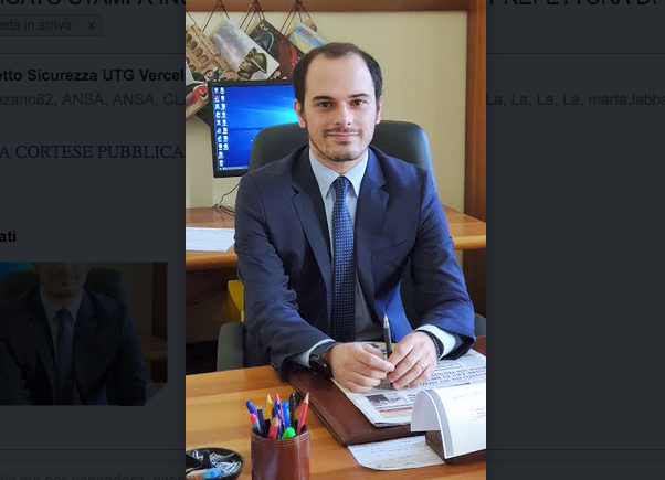 Prefettura: nuovo Capo di Gabinetto Prefettura: nuovo Capo di Gabinetto