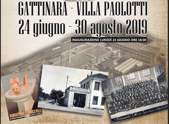 Ceramica Pozzi, storia del '900 gattinarese Ceramica Pozzi, storia del '900 gattinarese