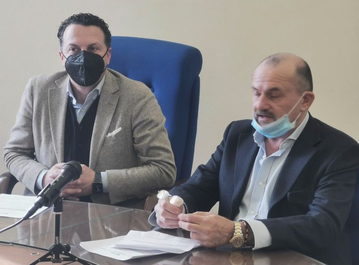 Il presidente Eraldo Botta e il consigliere delegato Massimo Camandona